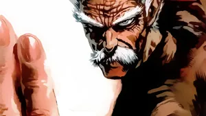 Stunning Silverfang In The Moonlight Wallpaper