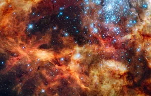Stunning Star Cluster In The Cosmos Wallpaper
