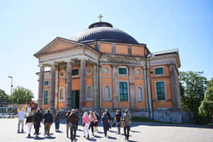 Stunning Sunset Over Karlskrona Archipelago Wallpaper