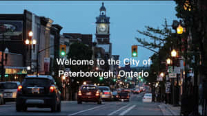 Stunning Sunset Over Peterborough Cathedral Wallpaper