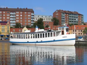 Stunning Sunset Over The Coastal City Of Karlskrona, Sweden Wallpaper