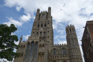 Stunning Sunset Over The Ely Cathedral, Ely, United Kingdom Wallpaper