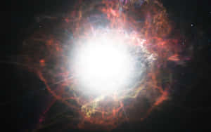 Stunning Supernova Explosion In The Vastness Of Space Wallpaper