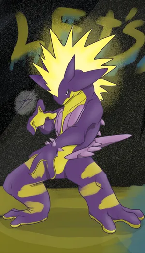 Stunning Toxtricity In Action Wallpaper