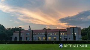 Stunning View Of Anderson Hall At Rice University. Wallpaper