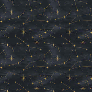 Stunning View Of Constellations In The Night Sky Wallpaper