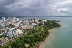 Stunning View Of Darwin Cityscape, Australia Wallpaper