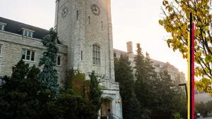 Stunning View Of Downtown Guelph Wallpaper