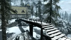 Stunning View Of Heljarchen Hall In A Serene Landscape Wallpaper