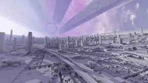 Stunning View Of Mass Effect Citadel Wallpaper