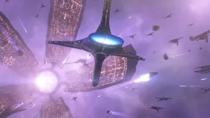 Stunning View Of Mass Effect Citadel Wallpaper
