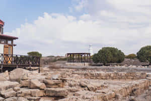 Stunning View Of Sky In Paphos Wallpaper
