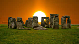 Stunning View Of Stonehenge - England's Iconic Landmark Wallpaper