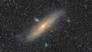 Stunning View Of The Andromeda Galaxy In 4k Wallpaper