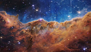 Stunning View Of The Carina Nebula Wallpaper