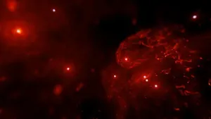 Stunning View Of The Galactic Center Wallpaper