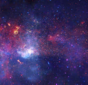 Stunning View Of The Galactic Center Wallpaper