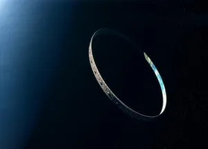 Stunning View Of The Halo Ring In A Scenic Landscape Wallpaper