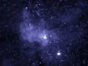 Stunning View Of The Magnificent Galactic Center Wallpaper