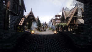 Stunning View Of Whiterun In Skyrim: Wallpaper