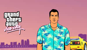 Stunning Views While Cruising In Vice City Wallpaper