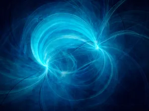 Stunning Visualization Of Magnetic Field Lines Wallpaper