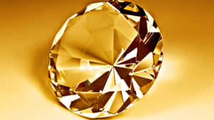 Stunning Yellow Diamond Close-up Wallpaper