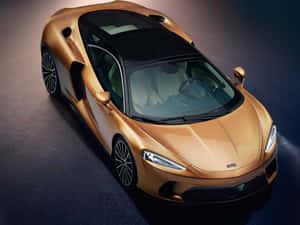 Stunning Yellow Mclaren Gt In High Definition Wallpaper