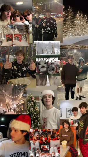 Sturniolo_ Triplets_ Holiday_ Collage Wallpaper