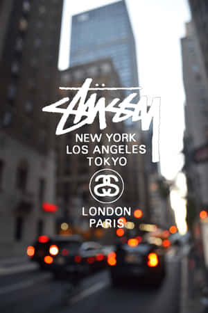 Stussy Brand Cities Street View Wallpaper