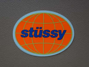 Stussy Logo Stickeron Texture Wallpaper