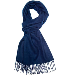 Style Up With A Navy Blue Scarf Wallpaper