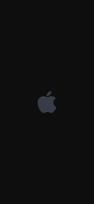 Stylish And Contemporary Black Apple Logo Wallpaper