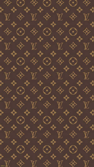 Stylish And Luxurious Louis Vuitton Print Wallpaper