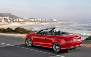 Stylish And Powerful Audi S3 Coupe In Full Speed Wallpaper