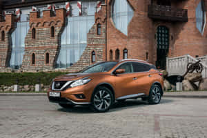 Stylish And Powerful Nissan Murano On The Road Wallpaper