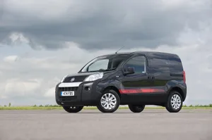 Stylish And Versatile Fiat Fiorino Van In Action Wallpaper