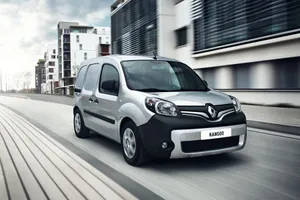 Stylish And Versatile Renault Kangoo Parked In The City Wallpaper