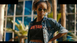Stylish Aniyah Urban Fashion Wallpaper
