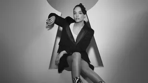 Stylish Black And White Fashion Photography Wallpaper