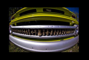 Stylish Black Car Grill Design Closeup Wallpaper