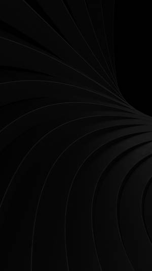 Stylish Black Folded Surfaces Wallpaper