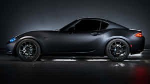 Stylish Black Mazda Mx 5 Miata Sports Car Wallpaper