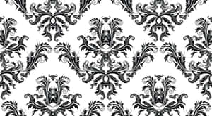 Stylish Black & White Pattern Wallpaper