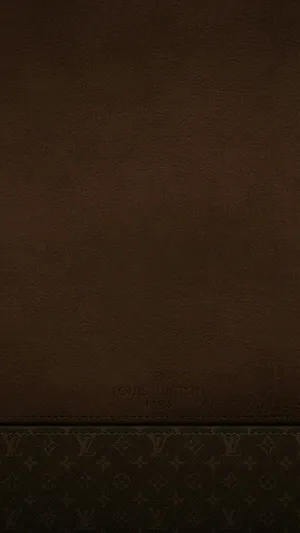 Stylish Brown Leather Texture Wallpaper