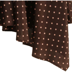 Stylish Brown Polka Dots Wallpaper Wallpaper