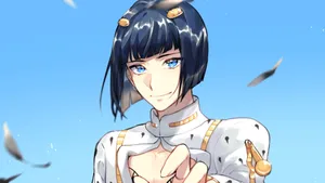 Stylish Bruno Bucciarati In An Intense Stance Wallpaper