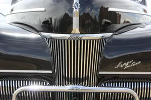 Stylish Car Grill Close-up Wallpaper