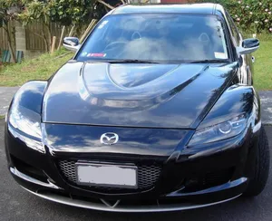 Stylish Car Hood With Aggressive Look Wallpaper