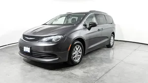 Stylish Chrysler Voyager On The Road Wallpaper